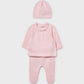 Knit Sweater and Hat Set, Rose, 9981