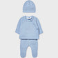Knit Sweater and Hat Set, Sky, 9981