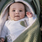 Hooded Stroller Blanket, Sage, 9999