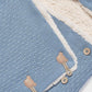 Hooded Stroller Blanket, Bluebell, 9999