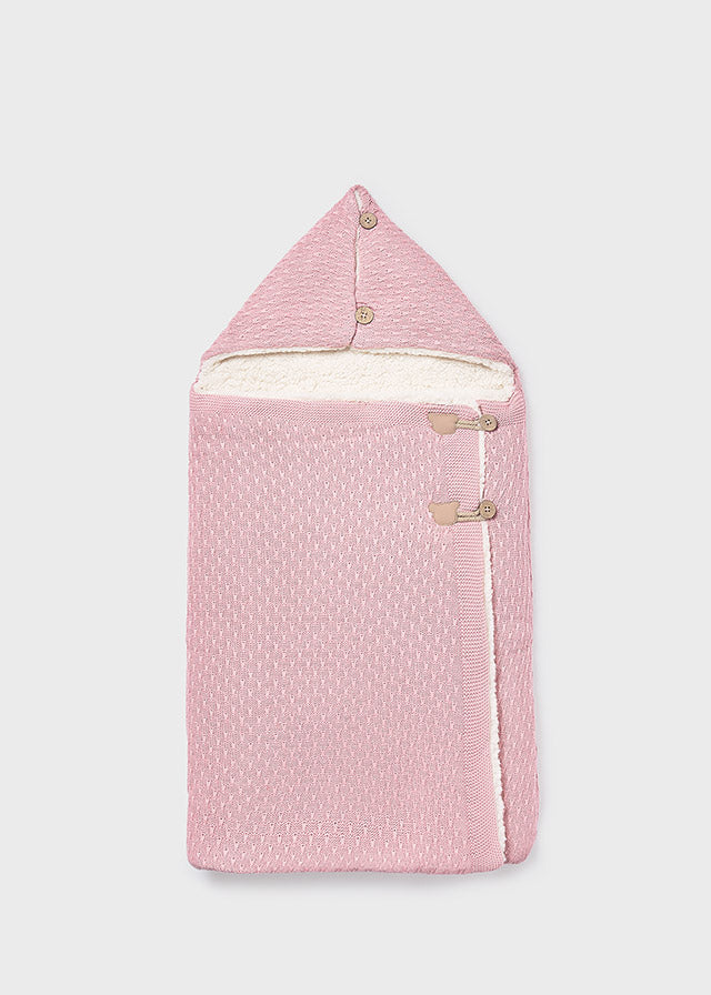 Hooded Stroller Blanket, Orchid, 9999