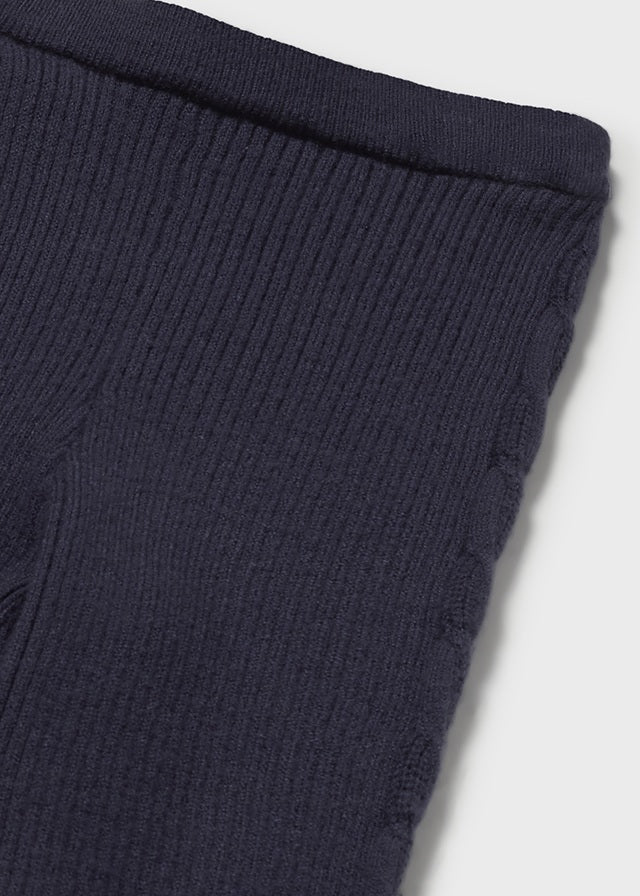 Knit Leggings, Navy, 10015