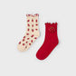 2-Pack Strawberry Socks, 10054