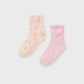 2-Pack Love Heart Socks, 10054