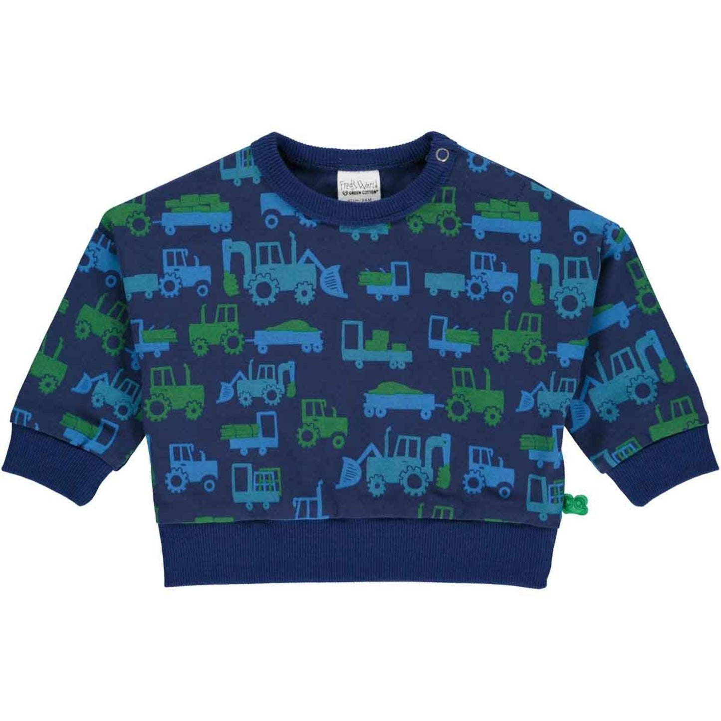 Tractor Sweatshirt, Deep Blue