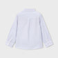 L/S Dress Shirt, Blue/White Stripe, 146