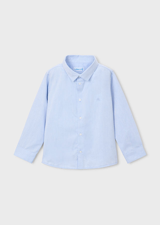 L/S Dress Shirt, Blue, 146