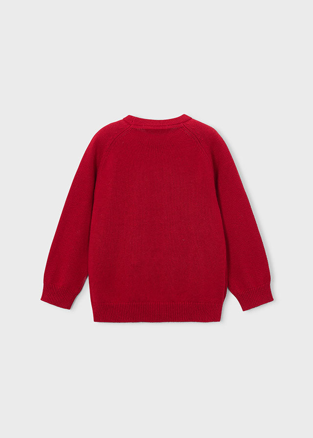Crewneck Sweater, Red, 311