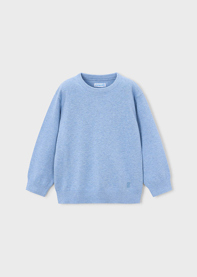 Lightweight Cotton Sweater, Rain, 323