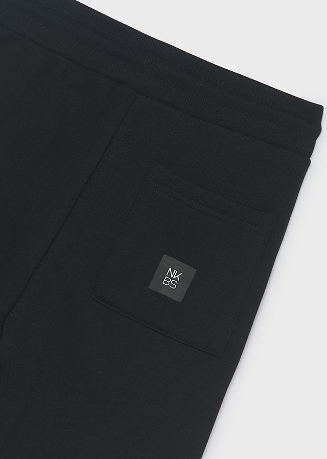 Fleece Joggers, Black, 705