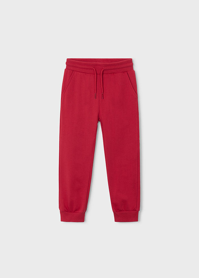 Fleece Joggers, Red, 725