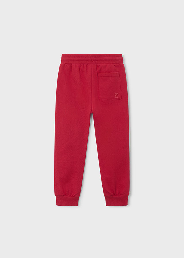 Fleece Joggers, Red, 725