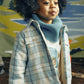 L/S Fleece-Lined Plaid Shirt, Blue, 2108