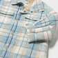 L/S Fleece-Lined Plaid Shirt, Blue, 2108