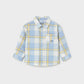 L/S Plaid Shirt, Rain, 2112