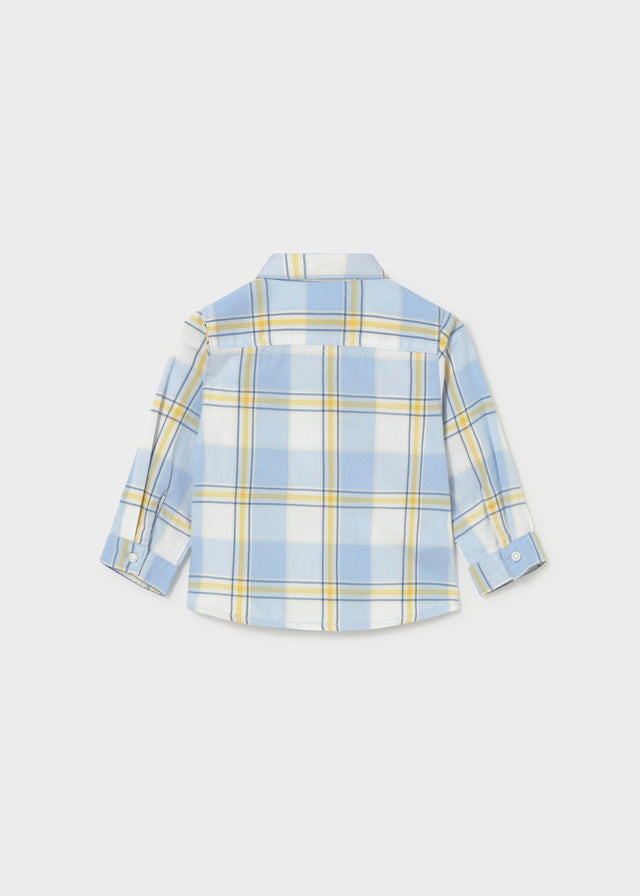 L/S Plaid Shirt, Rain, 2112