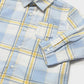 L/S Plaid Shirt, Rain, 2112