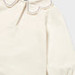 L/S Polo w/Wave Collar, Navy Stitching, 2114