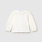 L/S Polo w/Wave Collar, Champagne Stitching, 2114