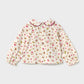 L/S Woven Blouse, Fall Print, 2115