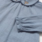 L/S Woven Blouse w/Embroidered Collar, 2115