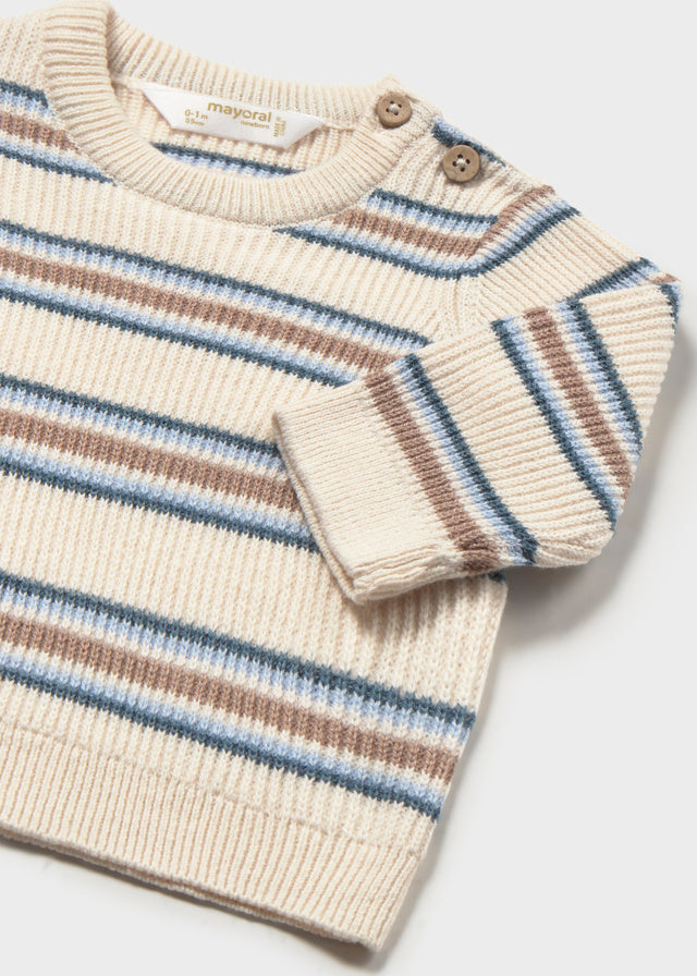 Sweater, Stripes, 2305