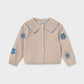 Embroidered Cardigan, Seed, 2306