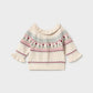 Sweater, Flower Pattern, 2366