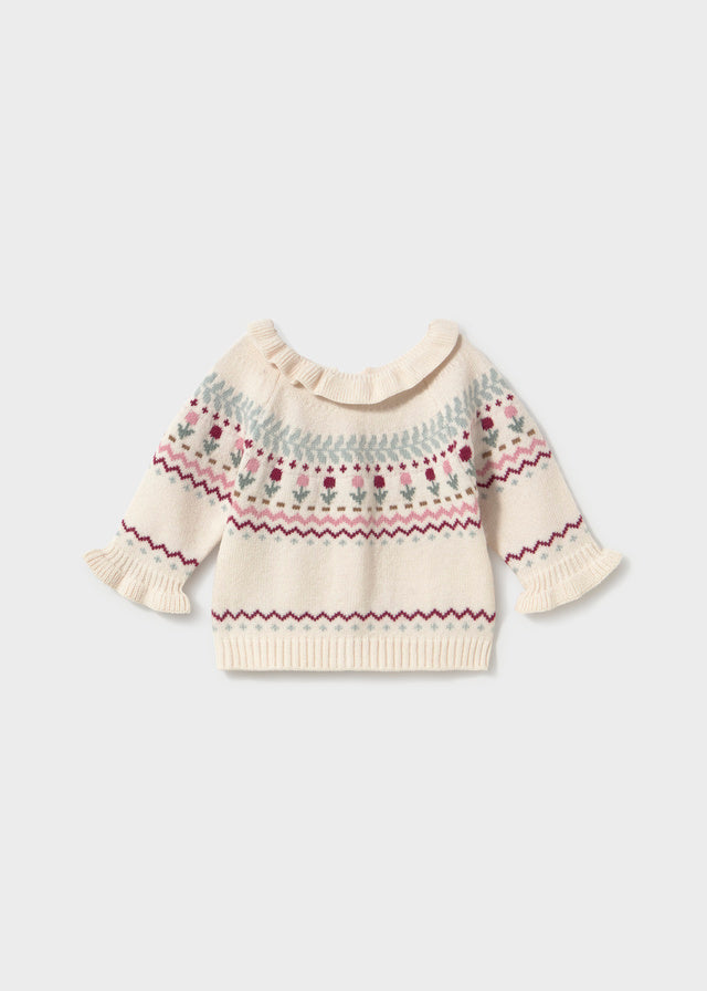 Sweater, Flower Pattern, 2366