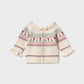Sweater, Flower Pattern, 2366