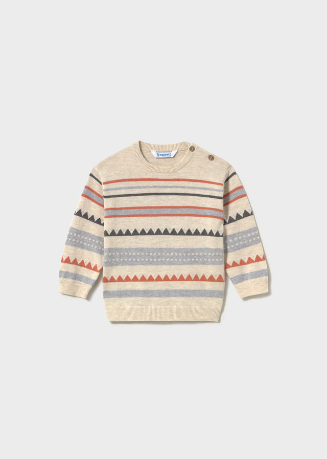Lightweight Cotton Sweater, Stripes and Patterns, 2373