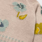 Knit Sweater, Oatmeal Floral, 2384