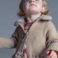 Faux Fur Collar Cardigan, Seed, 2386