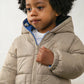 Reversible Hooded Puffy Coat, Racecars, 2421