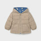 Reversible Hooded Puffy Coat, Racecars, 2421