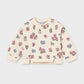 Floral Printed Crewneck Sweatshirt, 22433