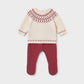 Knit Set, Plum, 2505