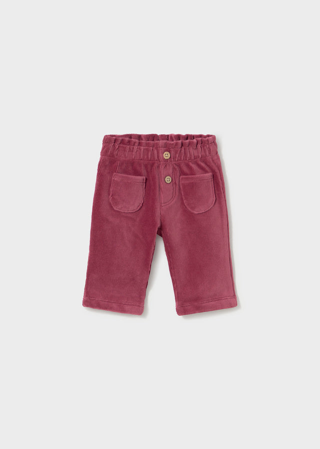 Stretchy Corduroy Pants, Blackcurrant, 2509