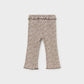 Ribbed Flare Leggings, Chocolate Spots, 2709