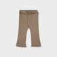 Ribbed Flare Leggings, Heathered Brown, 2709