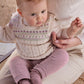 Knit Set, Heathered Mauve, 2757