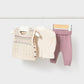 Knit Set, Heathered Mauve, 2757