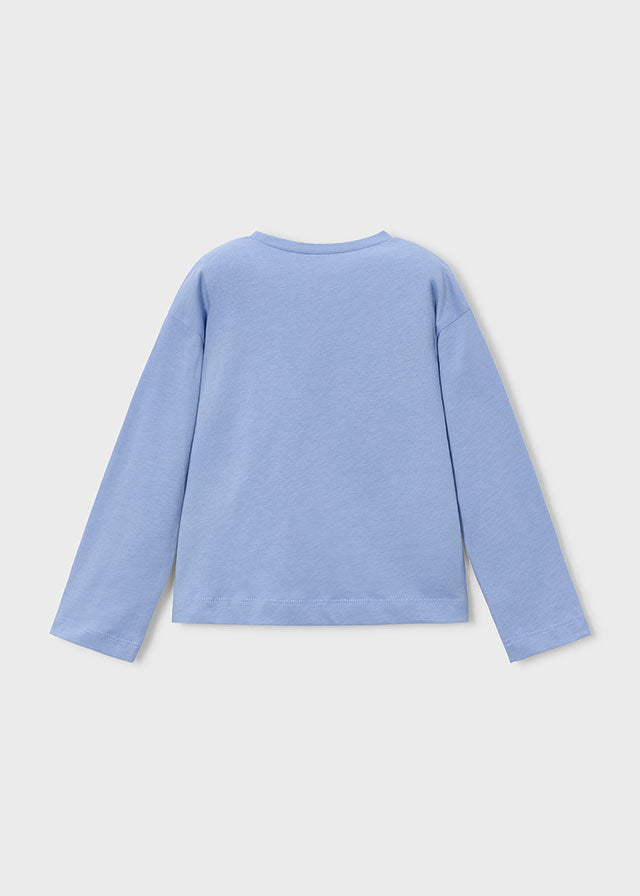 L/S Tee, Flower Pocket, 4029