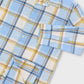 L/S Plaid Shirt, Rain, 4102