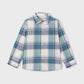 L/S Plaid Shirt, Lake, 4102