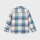 L/S Plaid Shirt, Lake, 4102