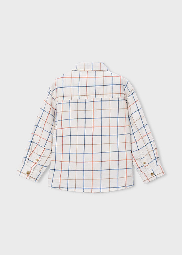 L/S Windowpane Shirt, 4144