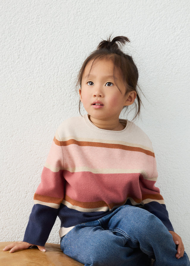 Jacquard Sweater, Indigo, 4317