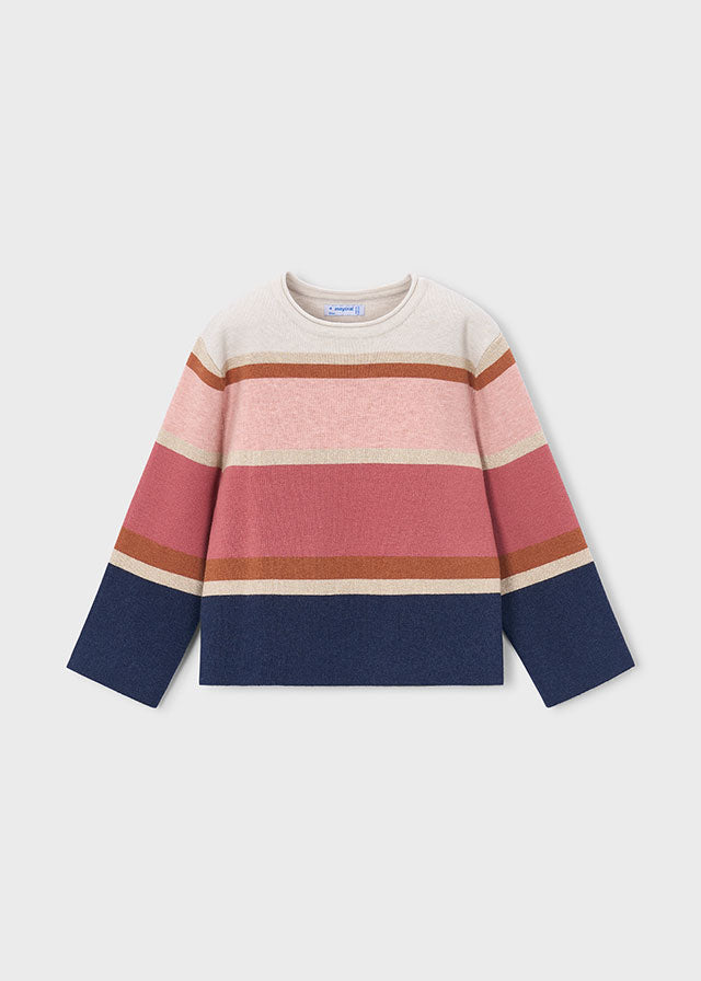 Jacquard Sweater, Indigo, 4317