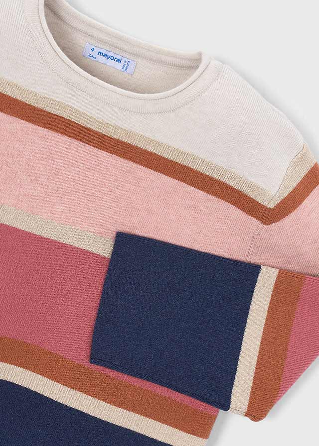 Jacquard Sweater, Indigo, 4317